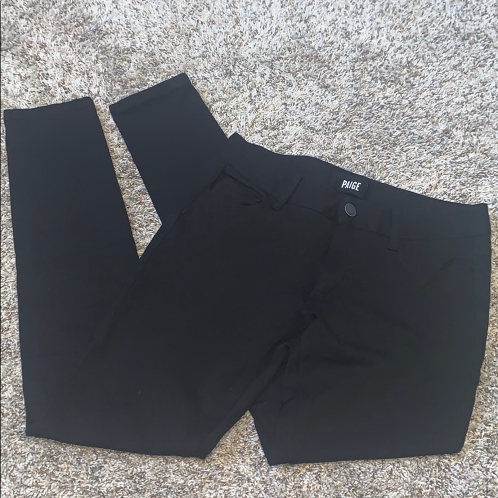 Paige Denim Skinny Black Legging Pants